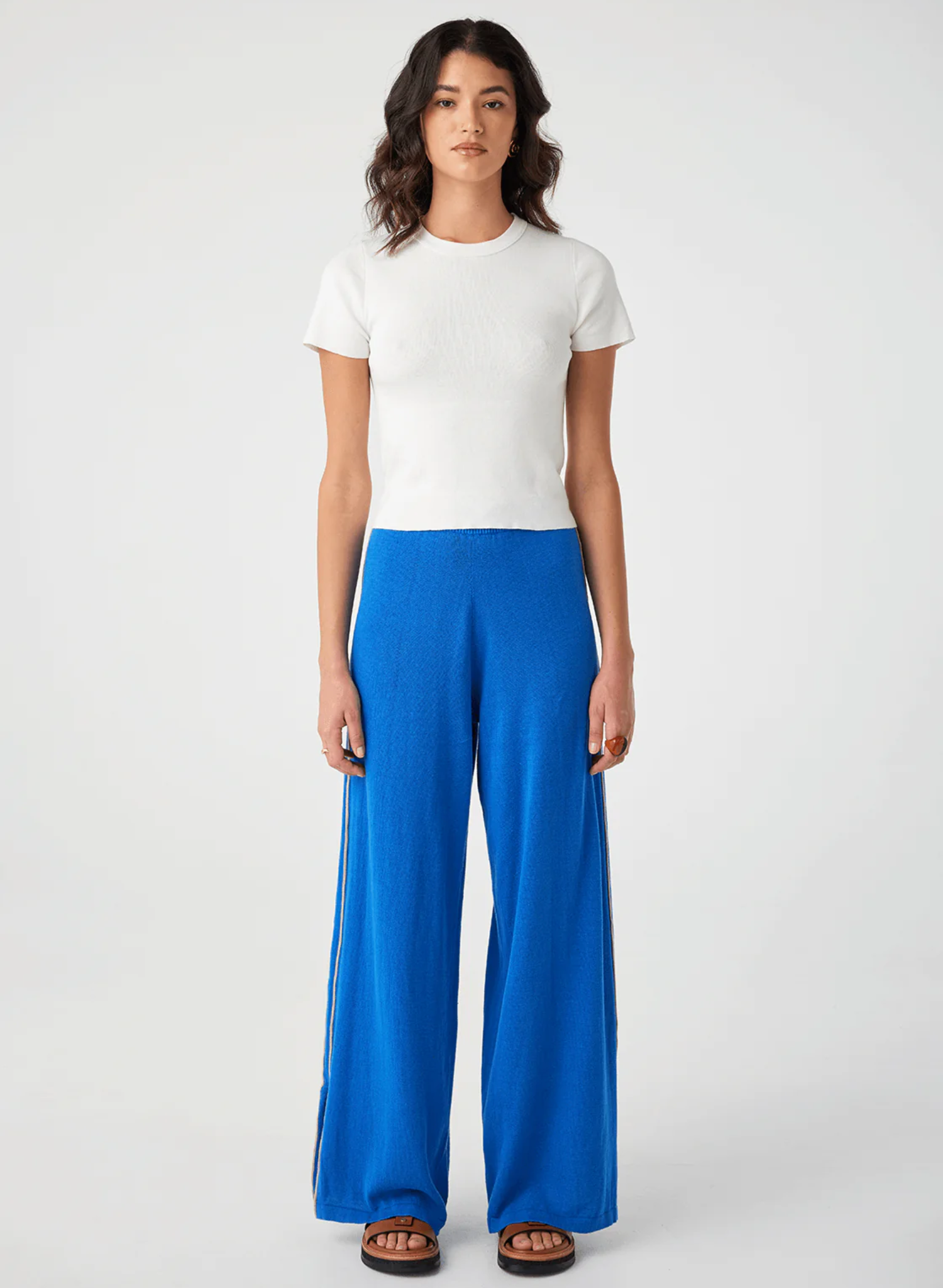 Pippa Lightweight Wide-Pant - French Blue