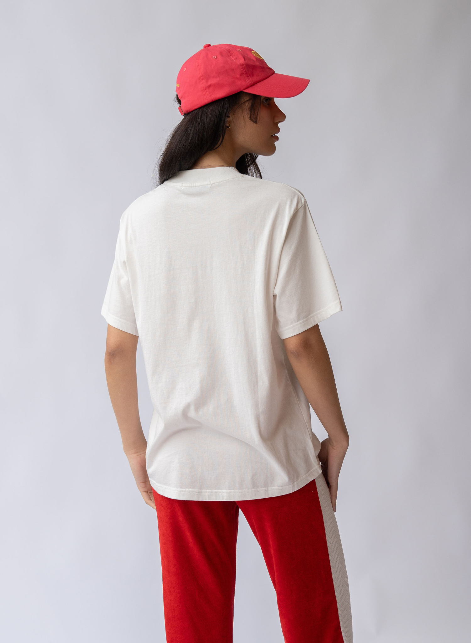 French Tennis Tee in Warm White