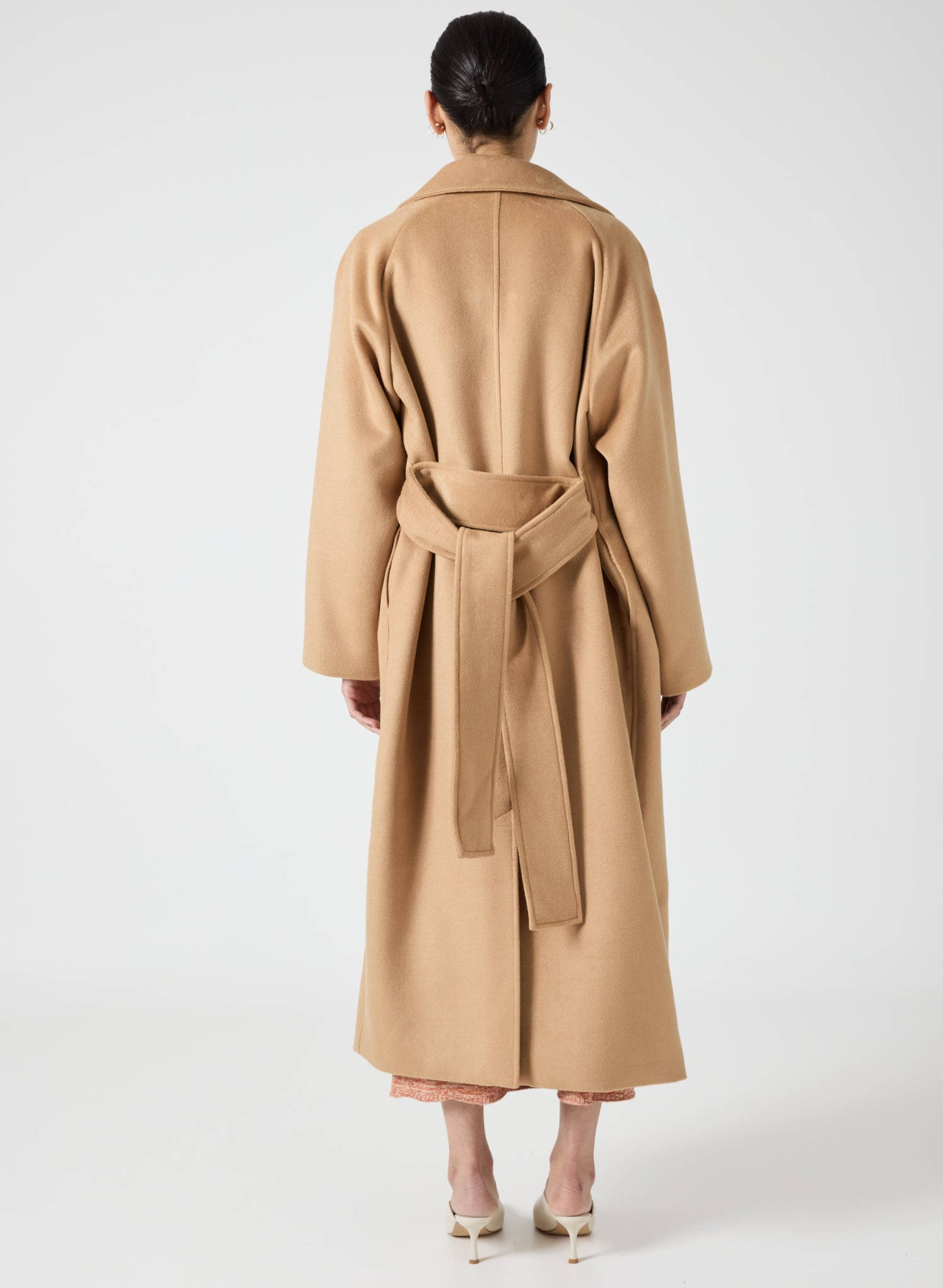 Classic Wool Coat in Camel