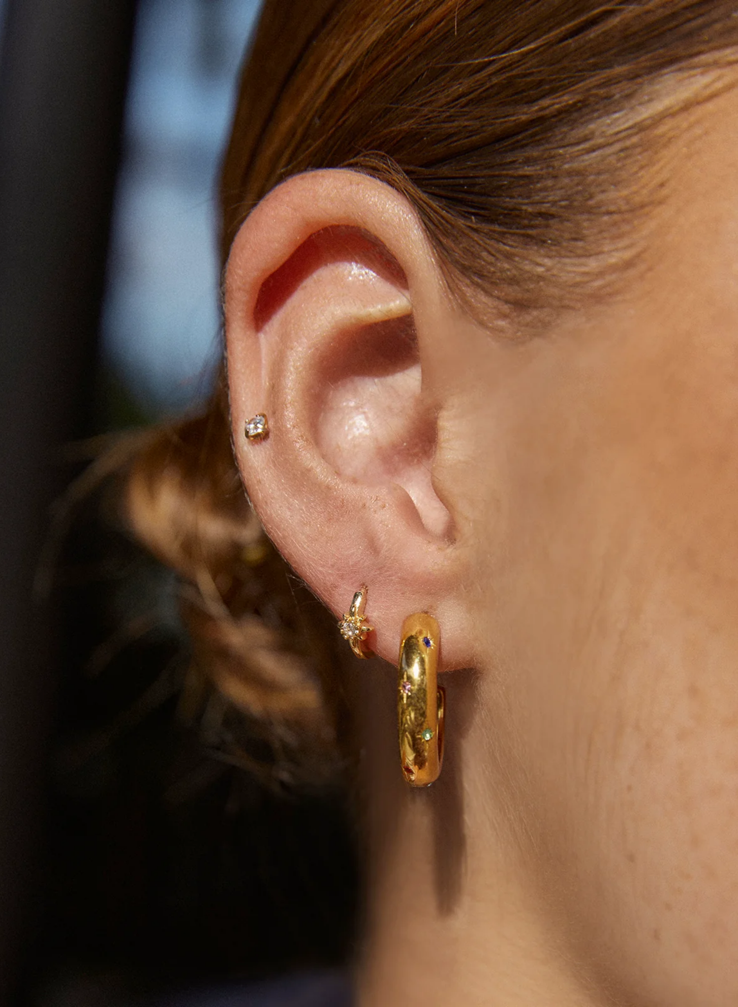 Serrano Gold Earrings