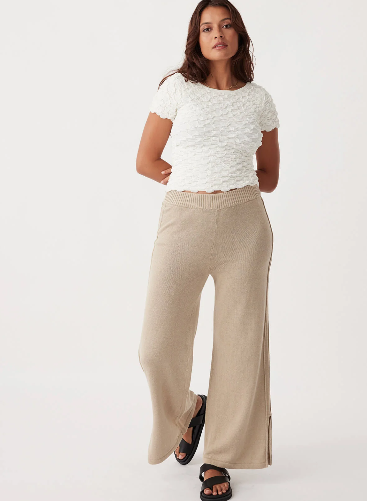 Poppy Pant In Taupe