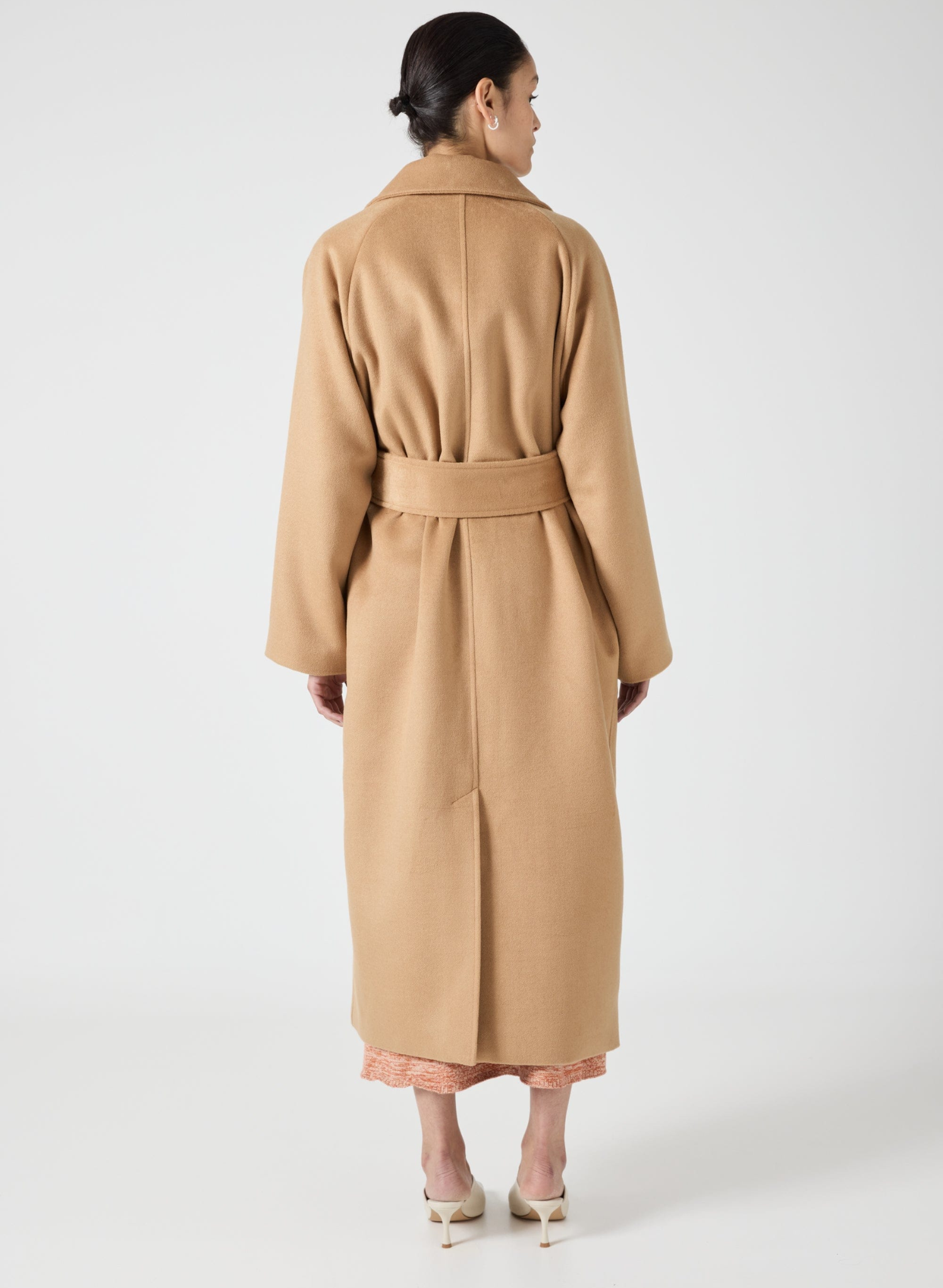 Classic Wool Coat in Camel