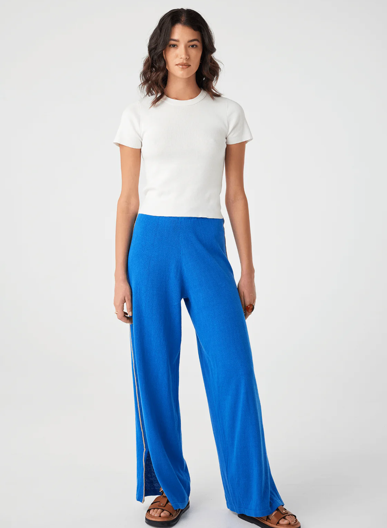 Pippa Lightweight Wide-Pant - French Blue